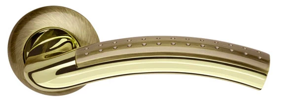 Фото Ручка раздельная R.LD54.Libra26 (Libra LD26) AB/GP-7 бронза/золото