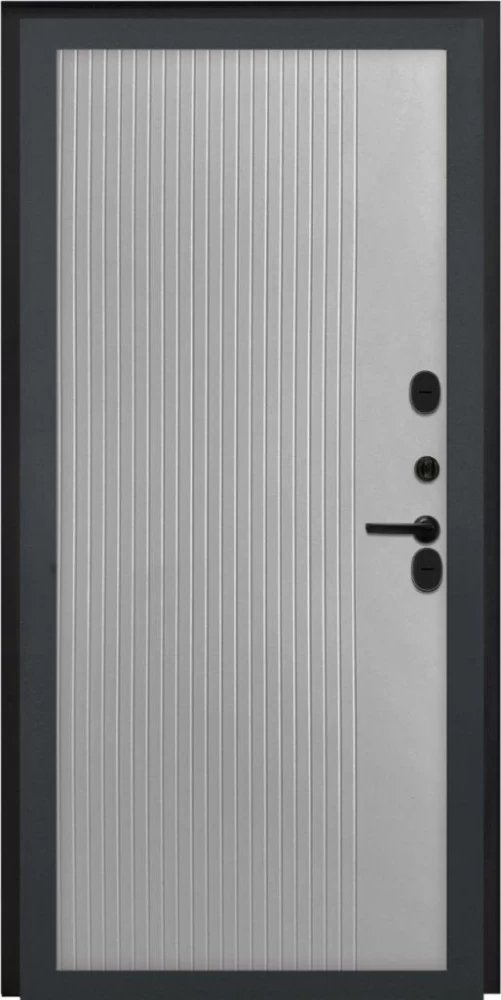 Входная дверь ДвериПРО Модель L-47 ФЛ-790 Velutto Grigio DPRO195781 внутренняя сторона