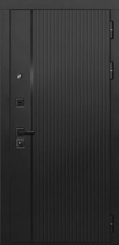 Входная дверь ДвериПРО L-45 Фараон-2 (16мм, светлый мореный дуб) DPRO197044 внешняя сторона