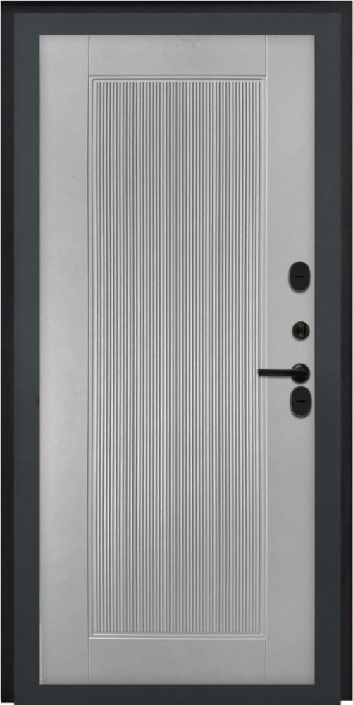 Входная дверь ДвериПРО Модель L-48 ПВХ 10мм Астрод Velutto Grigio DPRO196759 внутренняя сторона