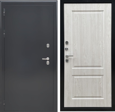 Дверь Ратибор Термоблок 3К  Серебро/ Сосна белая