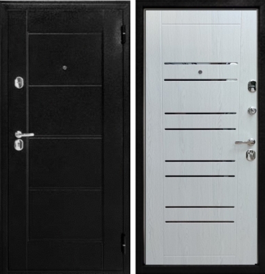 Дверь Модель 75 Царга Лиственница беленая