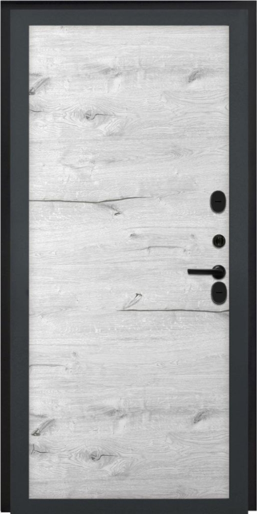 Входная дверь ДвериПРО L-3b Без фрезеровки Дуб арктик горизонт DPRO196713 внутренняя сторона
